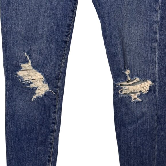 Joe's blue distressed wash Michelle high rise skinny jeans size 27 - Picture 4 of 11